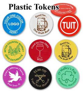 plastic token